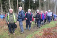 Ross members enjoy their walks