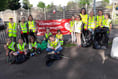 Bridstow Brownies make the Stop the Drop litter pledge