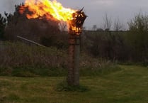 Strete celebrates the Queen's 90th birthday on ancient site for lighting beacons