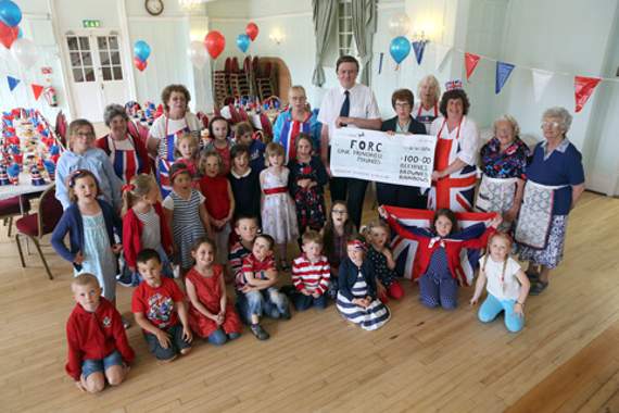 Salcombe Beehives, Brownies and Rainbows hold tea party for the Queen