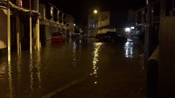 Kingsbridge floods force pub to close early last weekend