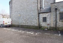 Between the police and the town council up to ten car parking spaces could be lost