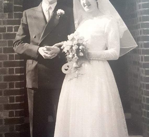 Couple who were together nine years before marrying celebrate their 60th anniversary