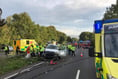 A38 crash: Man injured after car and pick-up truck crash near Rattery