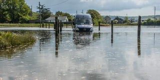 G4S van falls victim to tidal road