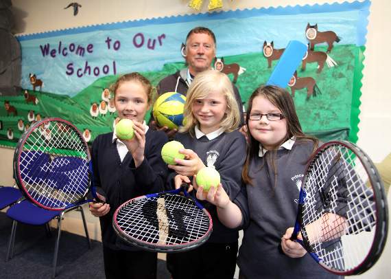 Princetown Primary School celebrating vibrant new library space