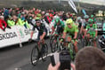 Crowds turn out from Whiddon Down to Haytor for cyclists' Tour of Britain