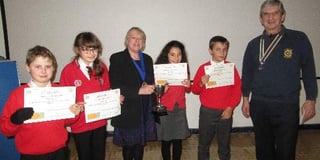 Okehampton retains its Rotary Primary Schools Quiz competition