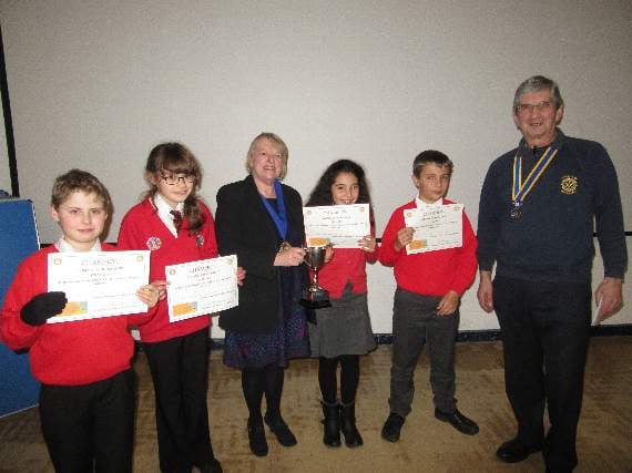 Okehampton retains its Rotary Primary Schools Quiz competition