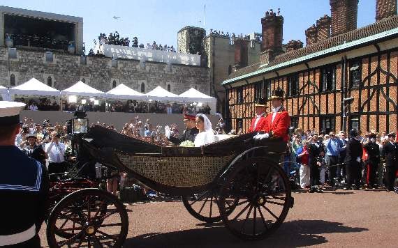 Milton Combe's Val enjoys royal wedding after receiving special invitation