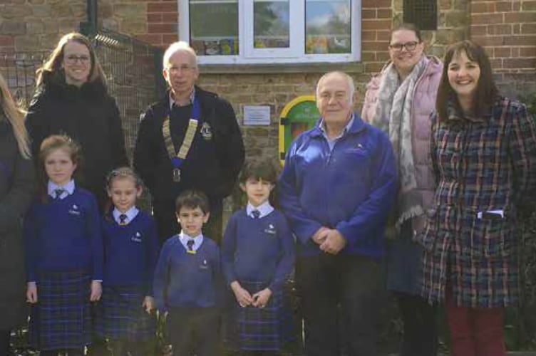 Installation of defibrillator at St Mary’s Primary School