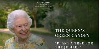 Tree-planting ceremony for the Queen