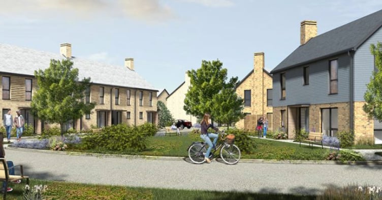 Computer simulation of Phase 3 homes at Prince Philip Park in Bordon