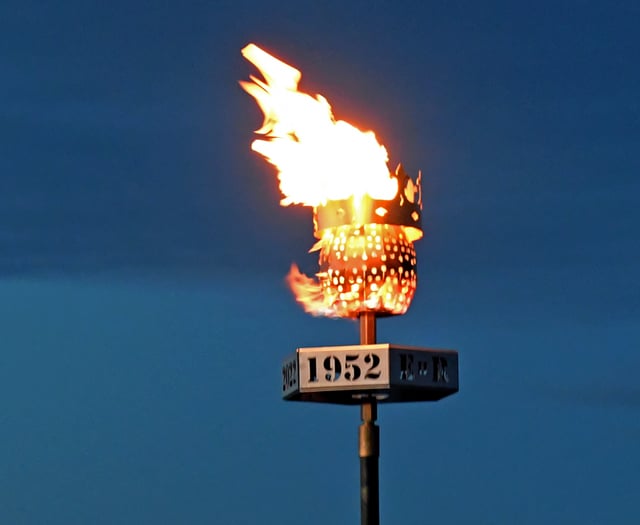 Jubilee: Beacon lit atop East Hampshire’s highest point Butser Hill