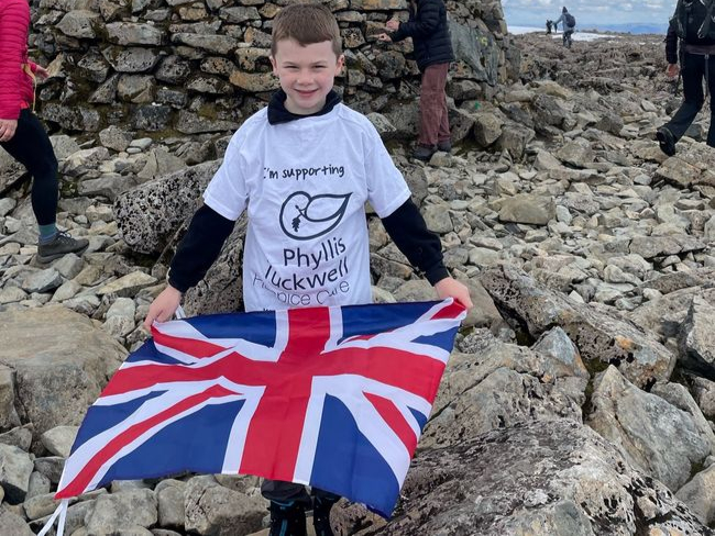 Seven-year-old Leo Falconer scales Ben Nevis