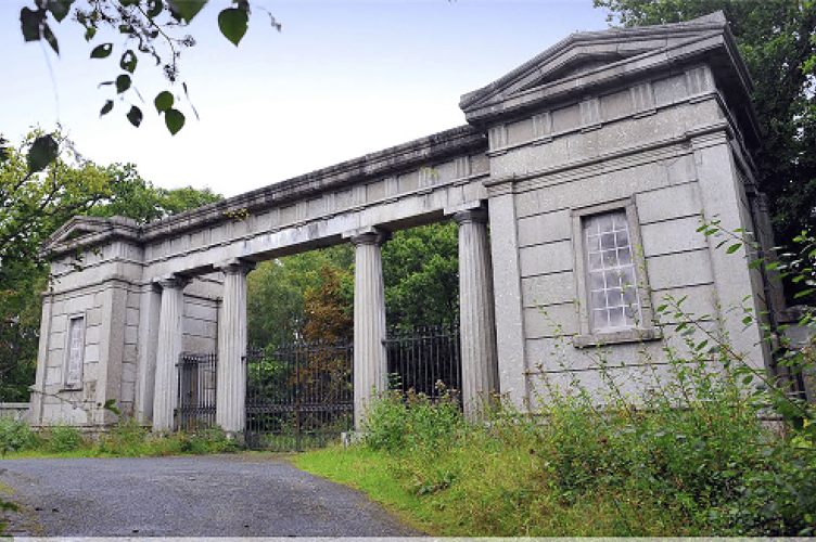 The gatehouse along the A38