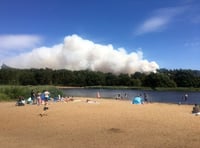 Residents near Hankley Common return home after wildfire