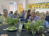 St Ives pupils organise lunch for important guests