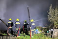 UPDATE: Pictures of fire that destroyed barn