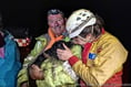 Jess the dog rescued from underground in dramatic Dartmoor operation