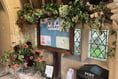 Flowers out for harvest service at Grayswood church