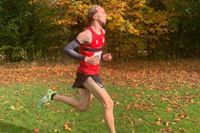 Janoš Vranek  in the David Alun Williams North Wales Cross Country League 221022