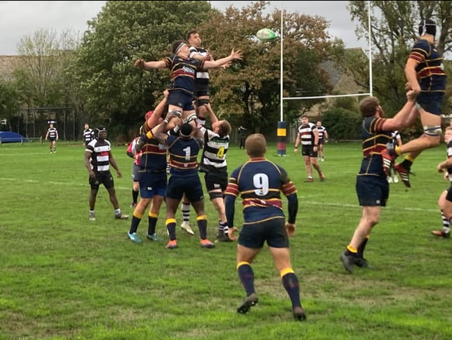 Action from Farnham’s 18-10 defeat at Old Colfeians