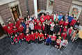 The Red Wall at the National Library of Wales