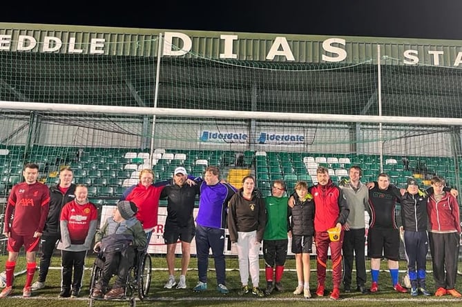 Aber Stars pan disability football team