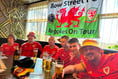 Cymru fans from Bow Street soak up the World Cup atmosphere in Qatar