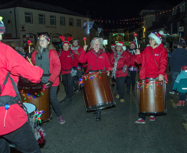 Town filled with festive music