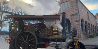 Town enjoys visit from lean,  mean, steam rolling machine
