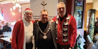 Mayor joins veterans for Christmas lunch