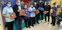 Badshot Lea bring cheer to Frimley Park Hospital children's ward