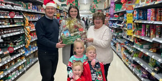 Fraser and Edie were Crediton Hidden Message competition winners