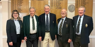 Crediton Rugby Club welcomed RFU President Nigel Gillingham OBE
