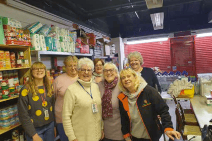 Bordon developer donates to foodbank and community trust