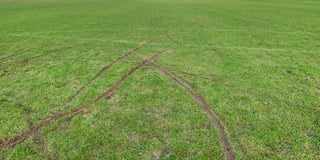 Vandals attack football pitch