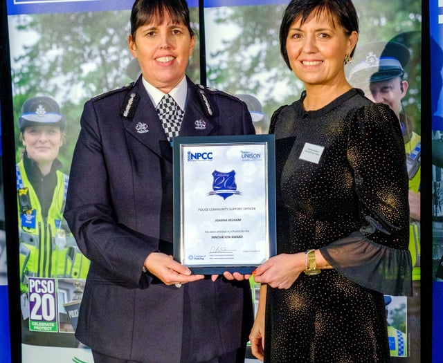 Powys PCSOs make it to finals of awards