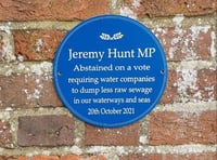 Letter: Jeremy Hunt is a hypocrite on river sewage – Haslemere Labour