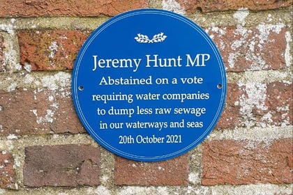 Letter: Jeremy Hunt is a hypocrite on river sewage – Haslemere Labour