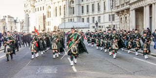 Gordon's pupils' unique tradition on streets of Whitehall