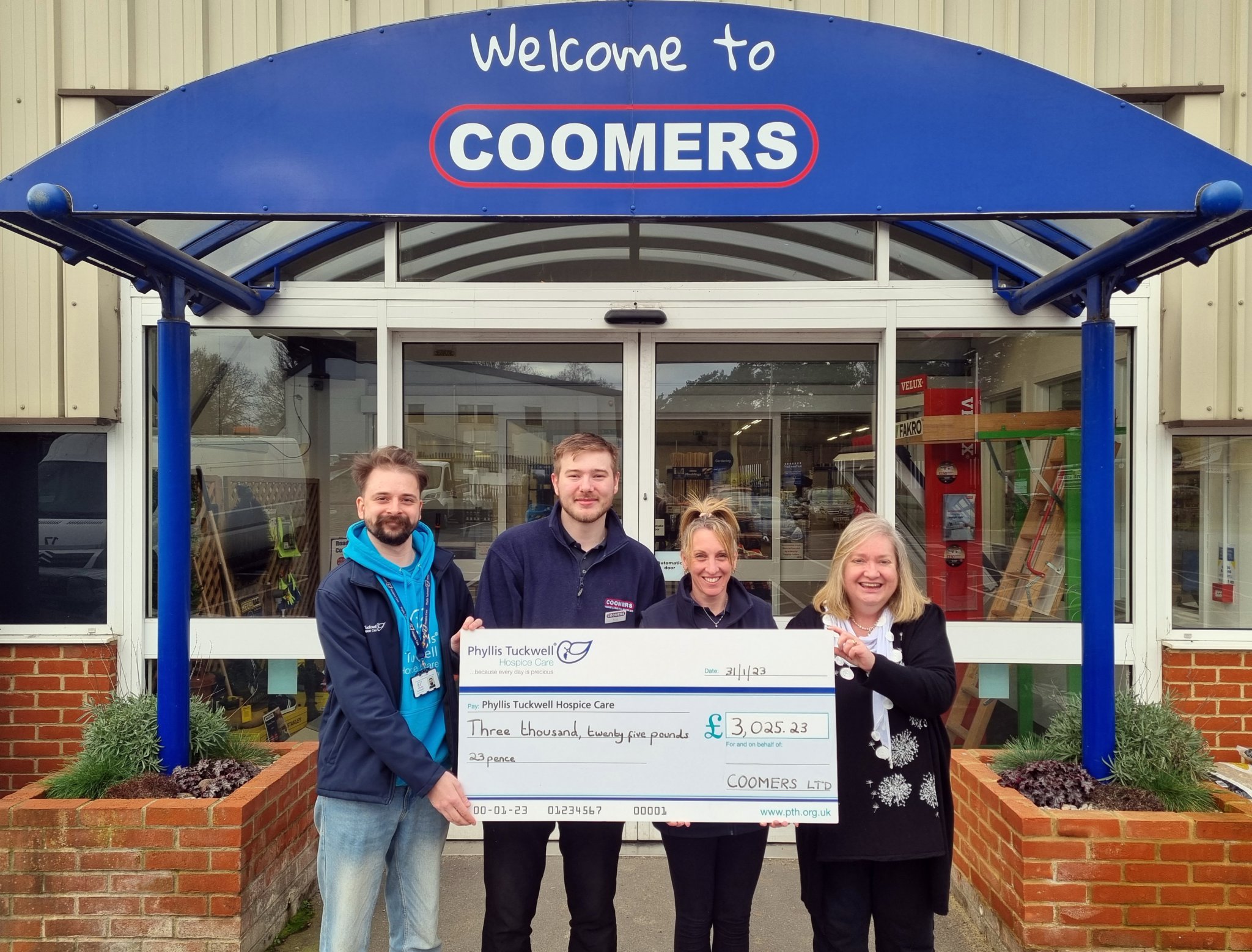 Coomers Raise Funds For Farnham-based Phyllis Tuckwell Hospice Care ...