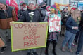 Gallery: asylum seeker protest in Cornwall