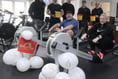 Gym members’ rowing challenge raises money for children’s hospice