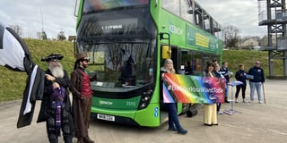 Pride bus tours the county