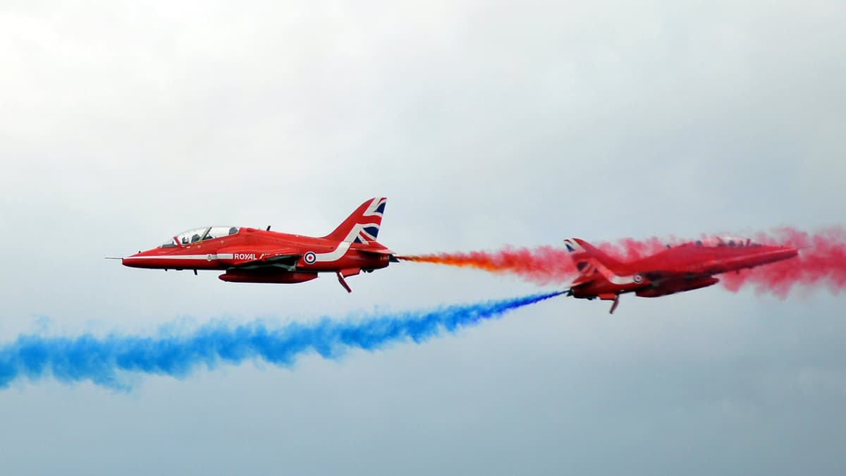 Red Arrows are streaking back to Teignmouth Air Show