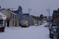 A blast from the past as snow falls in Pembroke Dock