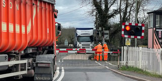 Crediton Railway Station level crossing reopened after barrier failure