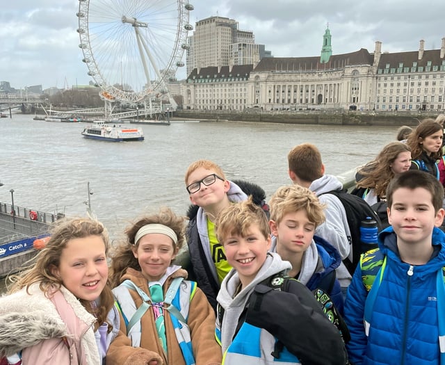 Great adventure for pupils seeing the sights of London